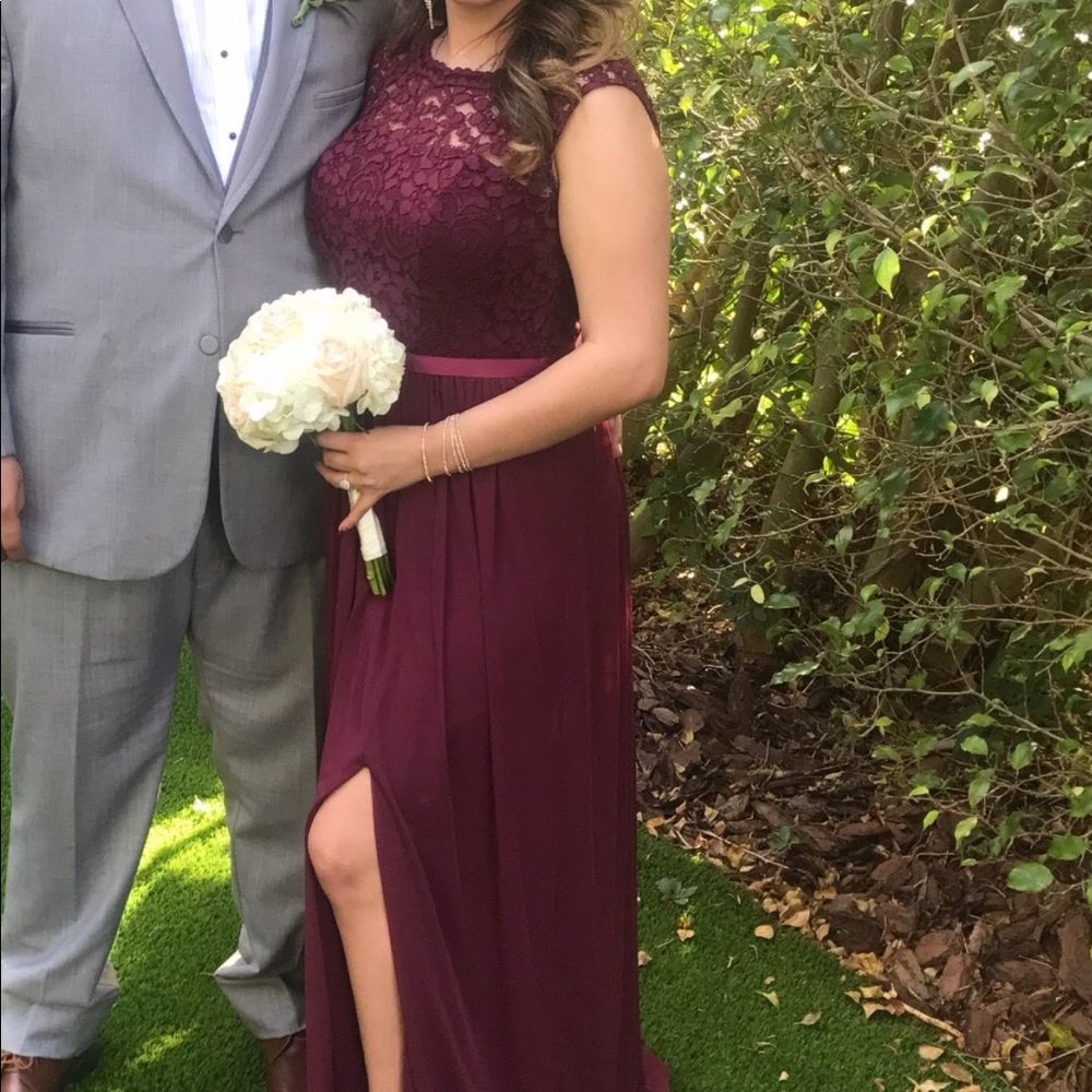 Bridesmaid lace dress